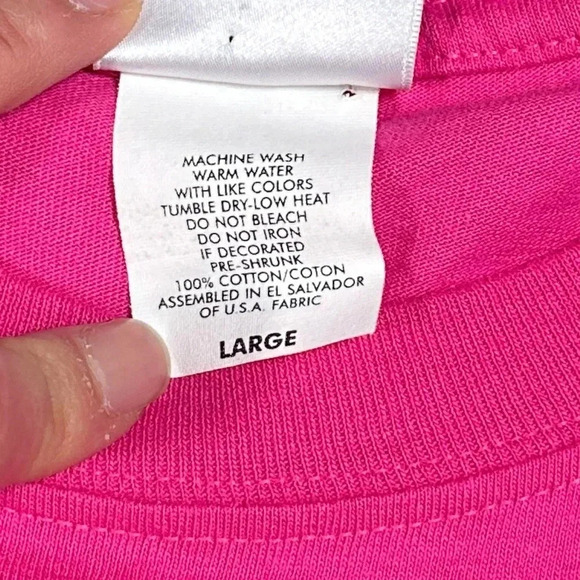 Vintage Y2K The Incredibles Edna Disney My Way or Runway Pink T Shirt Mens Large - Picture 7 of 7